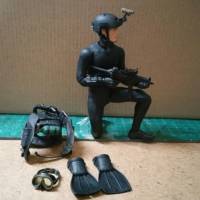 One 12th Scale Mezco Diabolik Special Ops Diver (Modern Warfare) Custom Action Figure