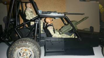 One 12th Scale Desert Patrol Vehicle aka DPV (Modern Warfare) Custom Vehicle