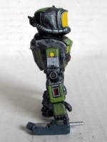 C1-GREEN2 “Greenie” – Service/Protocol Droid (Star Wars) Custom Action Figure [Right View]