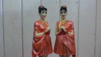 Kaiyodo Cosmos Twin Fairies set (Shobijin 1993) (Godzilla) Custom Statue / Bust