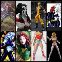 Skullfire and La Lunatica-X men 2099 (Marvel Legends) Custom Action Figure