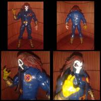 Skullfire and La Lunatica-X men 2099 (Marvel Legends) Custom Action Figure