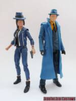 Renee Montoya Question (Batman) Custom Action Figure [Renee Montoya Question custom figure with Vic Sage Question]