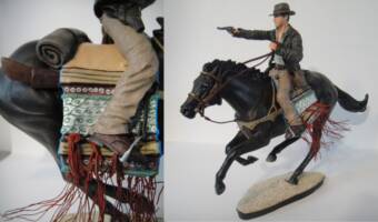 Indiana Jones on horse (Indiana Jones) Custom Diorama / Playset