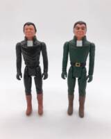 Baltar (Battlestar Galactica) Custom Action Figure [OG vintage Baltar comparison]