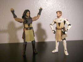 Clone Wars Realistic Quinlan Vos (Star Wars Clone Wars) Custom Action Figure