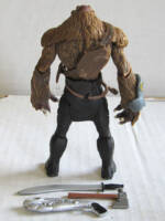 Bwarrah “Bald-top” - Wookie Bounty Hunter (Star Wars) Custom Action Figure [Rear View]