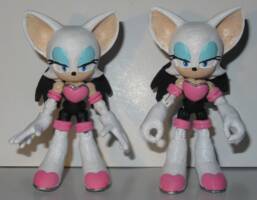 2 Rouge figures (Sonic) Custom Action Figure