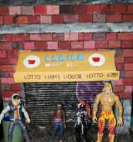 Garage & Convince Store (My Heroes) Custom Diorama / Playset