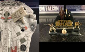 Action Fleet Millennium Falcon (The Force Awakens) (Star Wars) Custom Vehicle