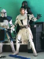 Obi Wan Kenobi Clone Wars (Star Wars Clone Wars) Custom Action Figure