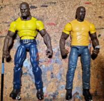Luke Cage (Marvel Legends) Custom Action Figure [Luke Cage comparison]