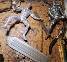 Silver Surfer (Marvel Legends) Custom Action Figure [Plan and Prep part]