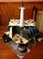 Coruscant Jedi Temple (Star Wars) Custom Diorama / Playset [Back]