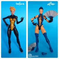 Kitana (Mortal Kombat) Custom Action Figure