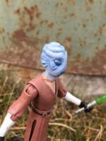 Halsey (Star Wars Clone Wars) Custom Action Figure [Side profile]