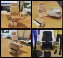 Captain's chair - USS Discovery (Star Trek: Discovery) (Star Trek) Custom Diorama / Playset