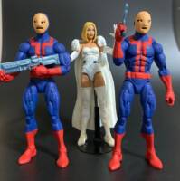 Hellfire Club Soldiers (Marvel Legends) Custom Action Figure [Hellfire club soldiers with my custom Classic White Queen]
