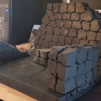 1/12th scale Ruined Castle diorama (Princess Bride) Custom Diorama / Playset