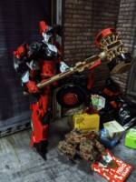 Harley Quinn & Bud Custom Transformer x Batman crossover series - Swittcraft (Transformers) Custom Action Figure