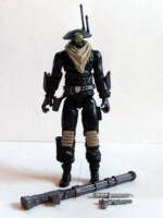 J8K-721 – Droid Bounty Hunter & Speeder Bike (Star Wars) Custom Action Figure [Front View Figure]