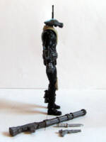 J8K-721 – Droid Bounty Hunter & Speeder Bike (Star Wars) Custom Action Figure [Right View Figure]