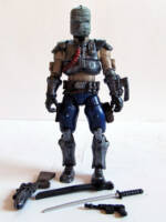 Shaba Kingdo -Skrilling Bounty Hunter & Wasteland Speeder (Star Wars) Custom Action Figure [Front View Figure]