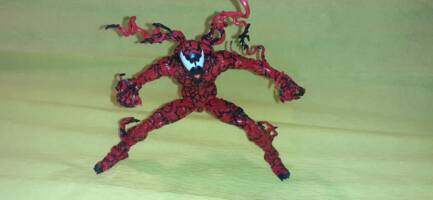 Carnage - ML, Repaint/Details (Marvel Legends) Custom Action Figure