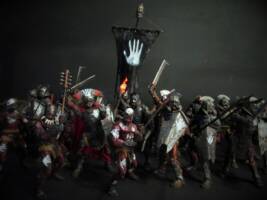 Uruk-Hai army, group shots, marching by night (Lord of the Rings) Custom Action Figure
