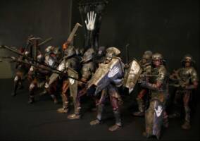 Uruk-Hai army, group shots, marching by night (Lord of the Rings) Custom Action Figure