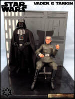 Vader nd Tarkin (Star Wars) Custom Diorama / Playset
