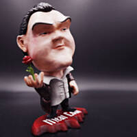 Custom Figurine Caricature Michael Lee Aday - Meat Loaf (Music) Custom Miniature / Figurine