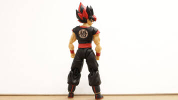 Evil Goku (Dragonball Z) Custom Action Figure [Evil Goku (virus) back]