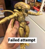Black Xenomorph (Aliens) Custom Action Figure
