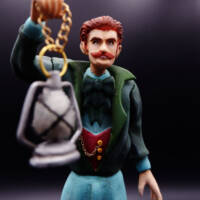 Edward Carnby_Alone In The Dark 1992 Video Game (Alone In The Dark) Custom Miniature / Figurine