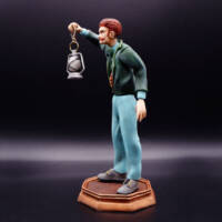 Edward Carnby_Alone In The Dark 1992 Video Game (Alone In The Dark) Custom Miniature / Figurine