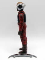 Worf – Klingon B-Wing Pilot – Blood Squadron - A Star Wars/Star Trek Mash Up (Star Trek) Custom Action Figure [Left View]