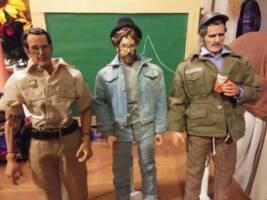 JAWS.  Brody, Hooper and Quint (Jaws) Custom Action Figure