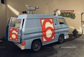 TMNT Channel 6 News Van (Teenage Mutant Ninja Turtles) Custom Vehicle