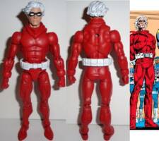 Crimson Commando (Marvel Legends) Custom Action Figure [Custom & comic art]