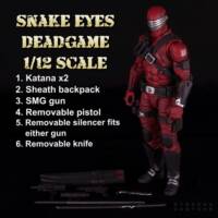 Deadgame Snake Eyes (G.I. Joe) Custom Action Figure