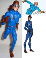 Super Sabre (Marvel Legends) Custom Action Figure [Artwork to figure comparison]