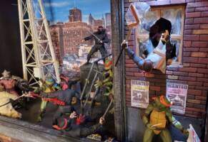TMNT Roof tops Ver2 (Teenage Mutant Ninja Turtles) Custom Diorama / Playset