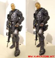 Punisher Netflix Tactical Suit (Marvel Legends) Custom Action Figure
