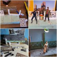 uptown Elevated Train Station (Diorama) Custom Diorama / Playset [WIPs]