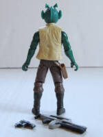 Bosh Haskko - Rodian Smuggler (Star Wars) Custom Action Figure [Rear View]