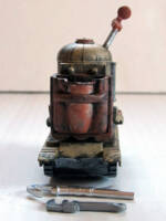 DST-864 “Rust Bucket” - Service Droid (Star Wars) Custom Action Figure [Rear View]
