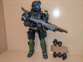Halo Reach Spartan (Halo) Custom Action Figure [Hands]