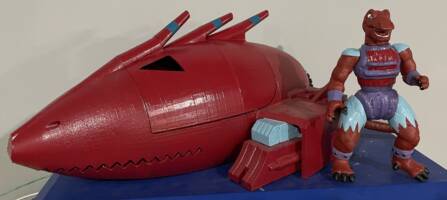 Genghis Rex Spaceship (Dinosaucers) Custom Vehicle [With action figure]