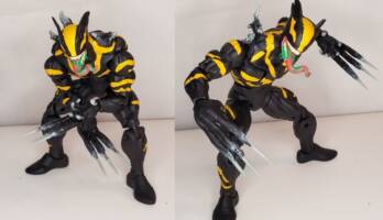 Symbiote Wolverine (Web of Shadows) (Marvel Legends) Custom Action Figure
